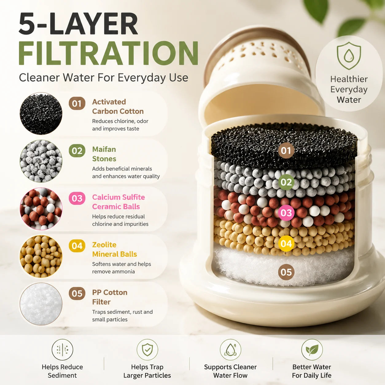Easy-Care 2pcs -360° Splash- Faucet Filter – Save Water & Wash