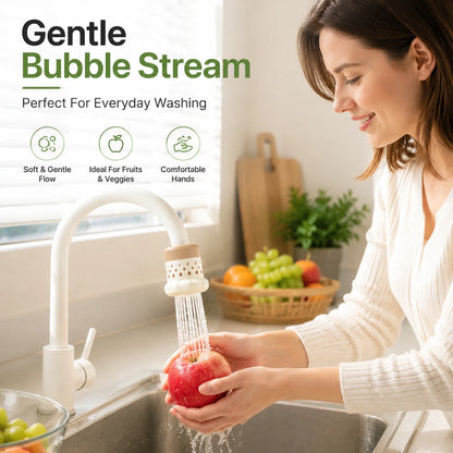 Easy-Care 2pcs -360° Splash- Faucet Filter – Save Water & Wash