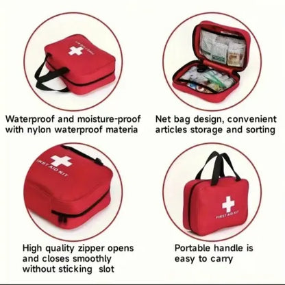 Vehicle-Ready 330 Piece Waterproof Compact First Aid Kit