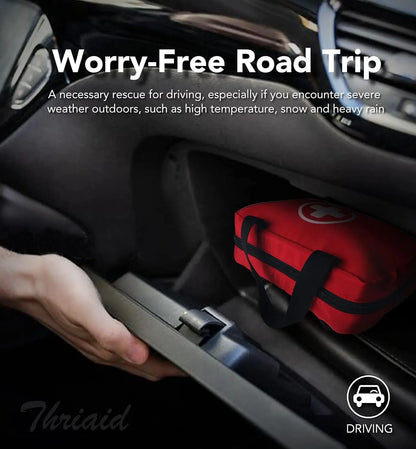 Vehicle-Ready 330 Piece Waterproof Compact First Aid Kit