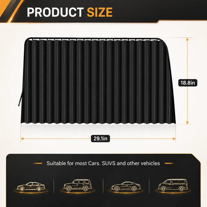 Vehicle-Ready 4 Pcs Magnetic Car Side Window Sun Shades for Garage Use