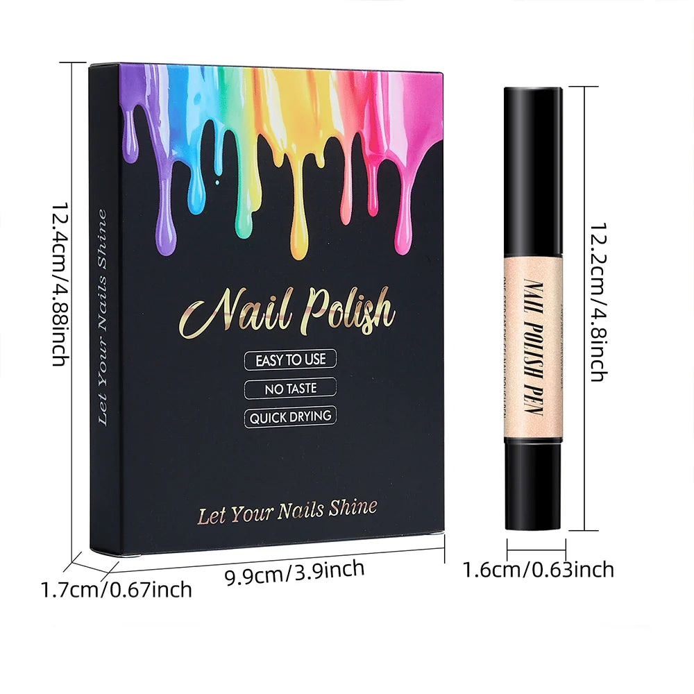 Purpose-Built 6PCS One-Step Gel Nail Art Pen Set – Salon Beauty at