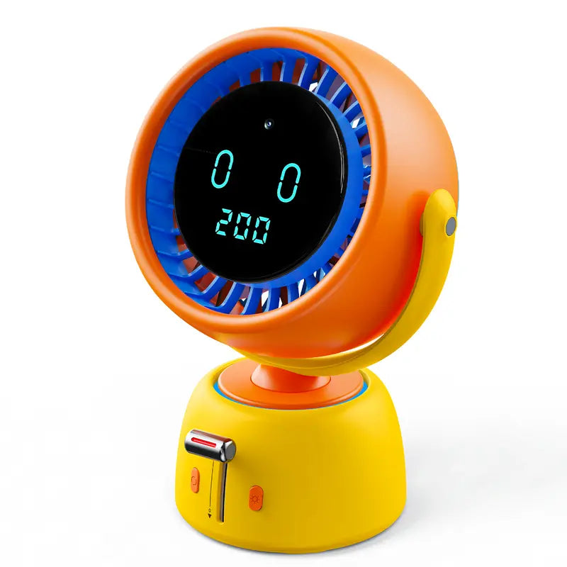 Purpose-Built AI Human Tracking Smart Fan Stepless Sliding Adjustment