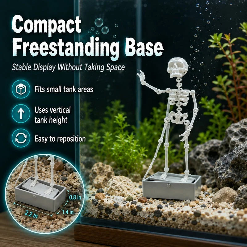 Purpose-Built Air-Driven Dancing Skeleton Aquarium