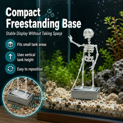 Purpose-Built Air-Driven Dancing Skeleton Aquarium