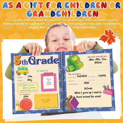 Purpose-Built All-Grade School Memory Album – Record Every Kid’s