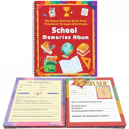 Purpose-Built All-Grade School Memory Album – Record Every Kid’s