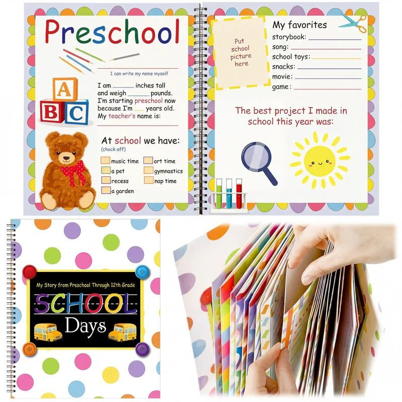 Purpose-Built All-Grade School Memory Album – Record Every Kid’s