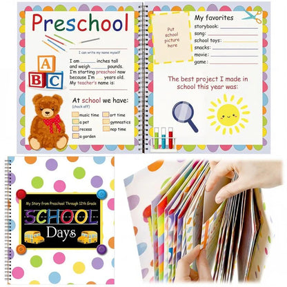 Purpose-Built All-Grade School Memory Album – Record Every Kid’s