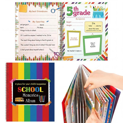 Purpose-Built All-Grade School Memory Album – Record Every Kid’s