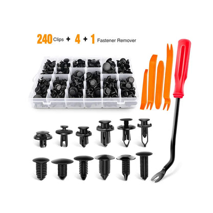 Vehicle-Ready All-in-One Car Clip & Trim Removal Tool Kit for Auto