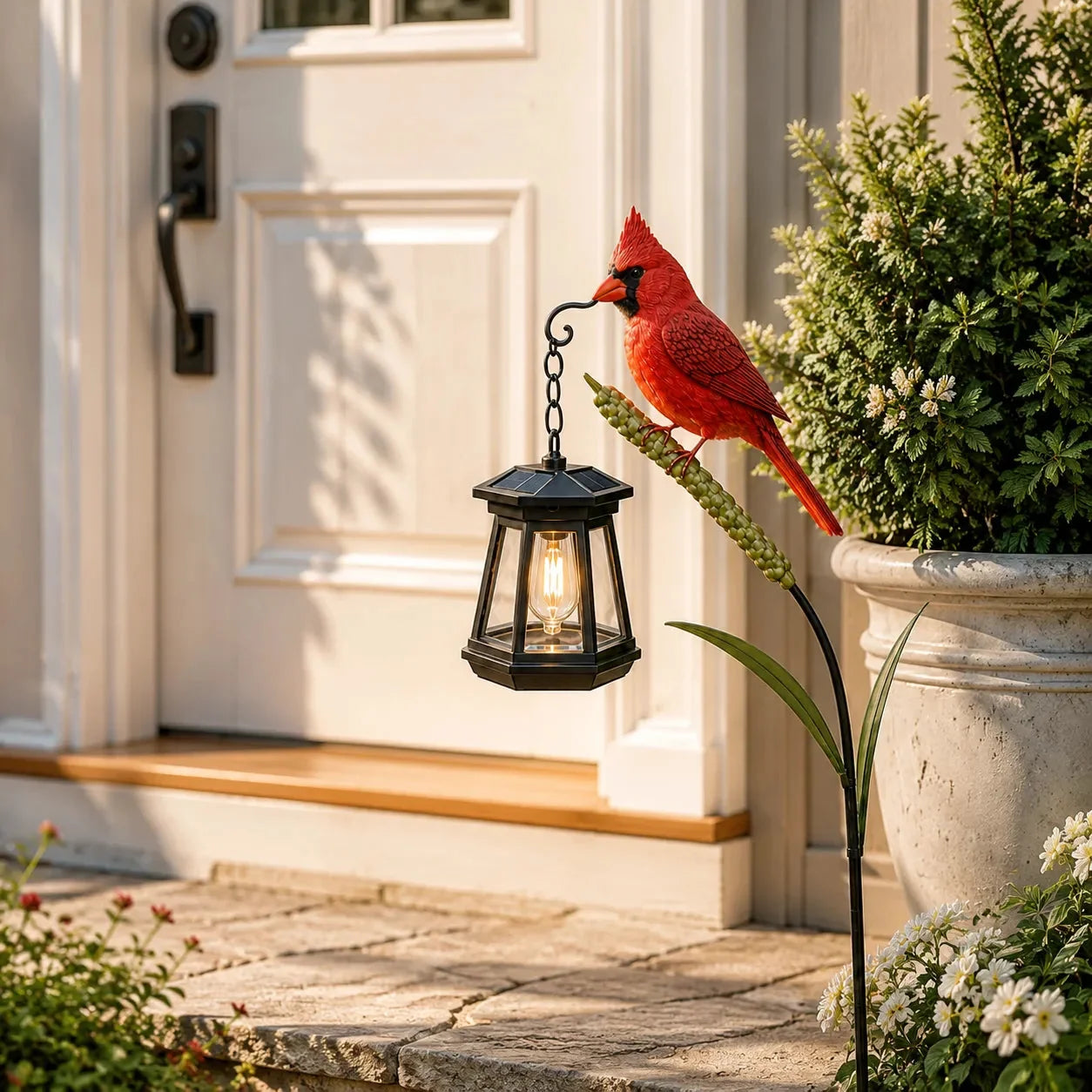 Outdoor Cardinal Solar Light – A Beautiful Garden Light That Feels