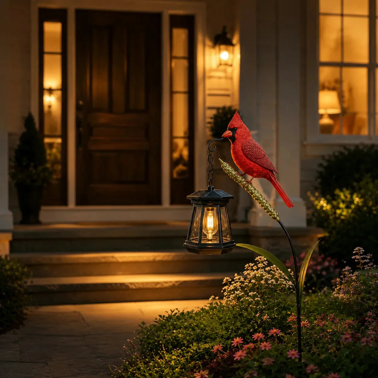 Outdoor Cardinal Solar Light – A Beautiful Garden Light That Feels