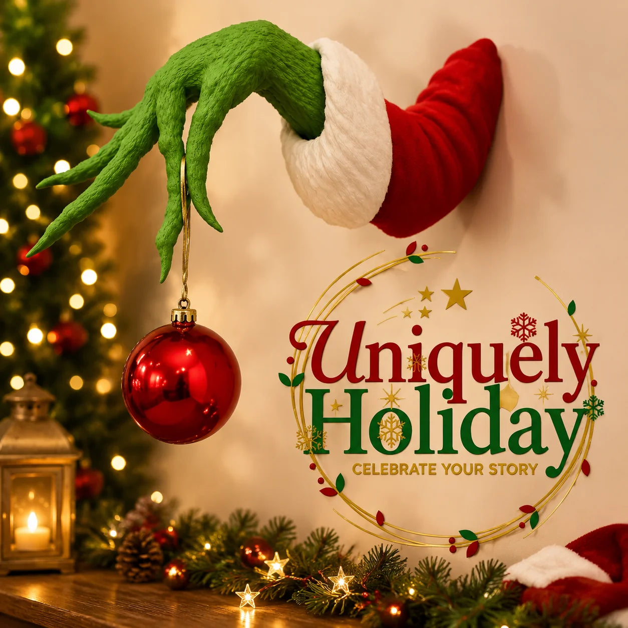 Purpose-Built Ornament Hanger, Home & Festive Party