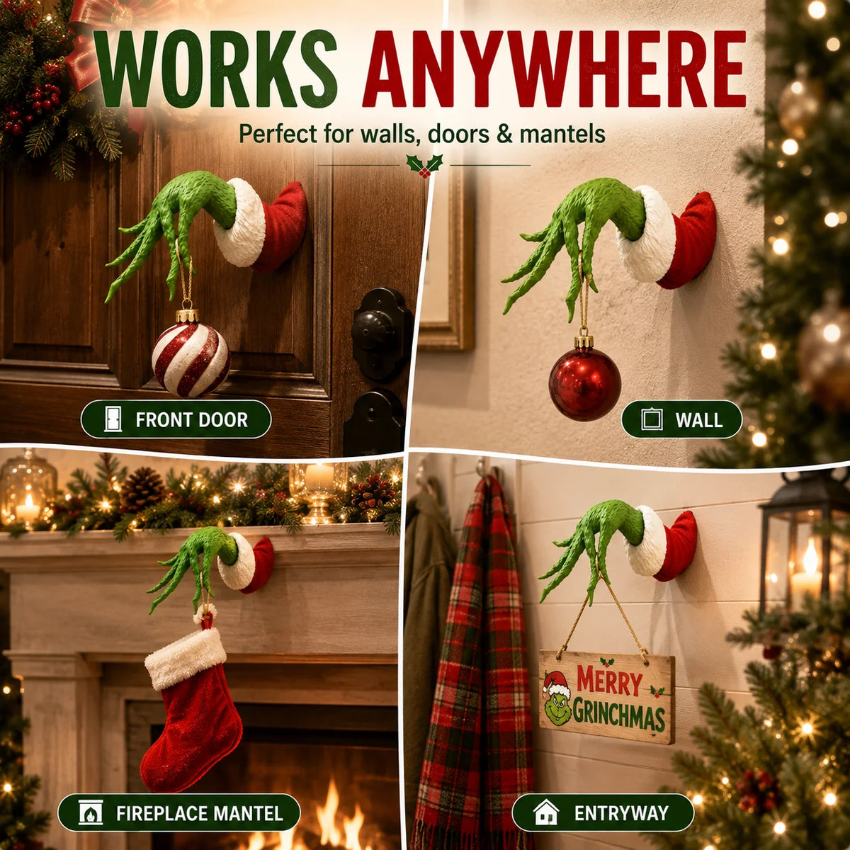 Purpose-Built Ornament Hanger, Home & Festive Party
