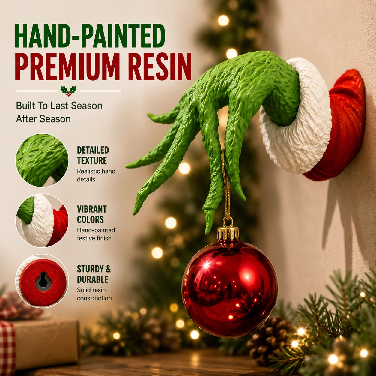 Purpose-Built Ornament Hanger, Home & Festive Party