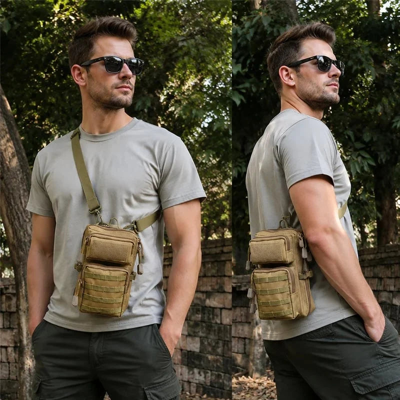 Vehicle-Ready Compact EDC Sling Bag – Tactical Utility Pouch For