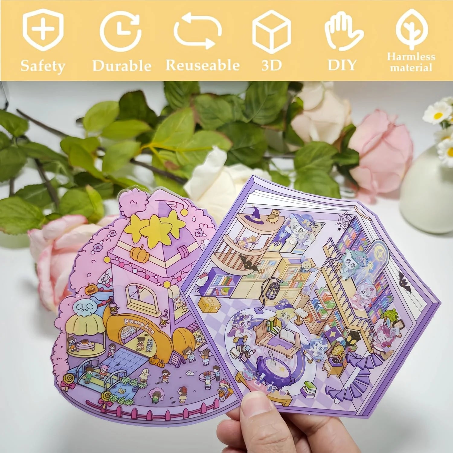 Hands-On Create Your Unique – Sticker Book for Creative Play