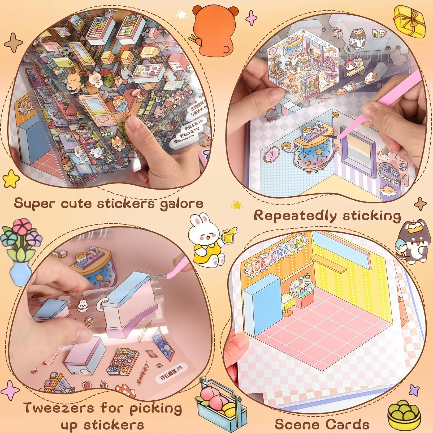 Hands-On Create Your Unique – Sticker Book for Creative Play