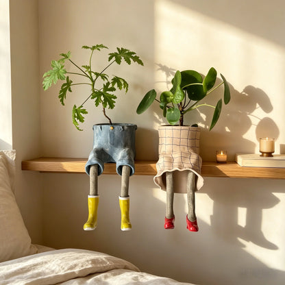 Outdoor Creative Sitting Planter Collection for Gar – Creative Sitting