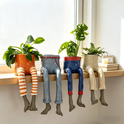 Outdoor Creative Sitting Planter Collection for Gar – Creative Sitting