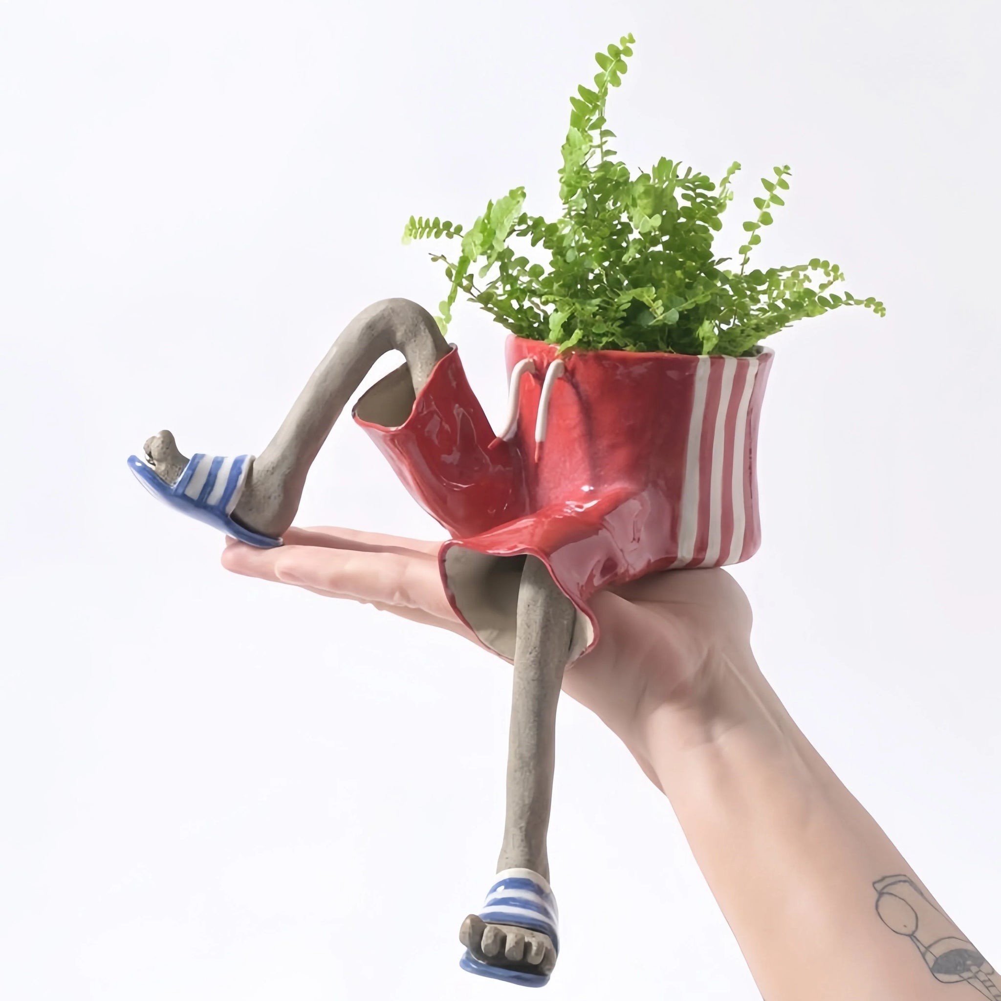 Outdoor Creative Sitting Planter Collection for Gar – Creative Sitting