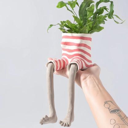 Outdoor Creative Sitting Planter Collection for Gar – Creative Sitting