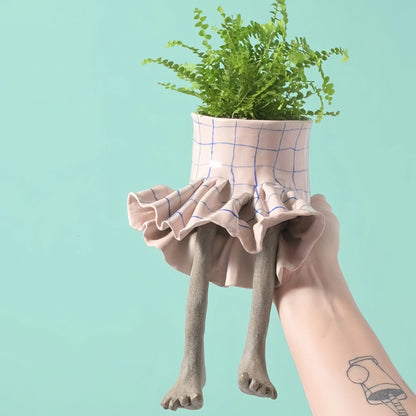 Outdoor Creative Sitting Planter Collection for Gar – Creative Sitting
