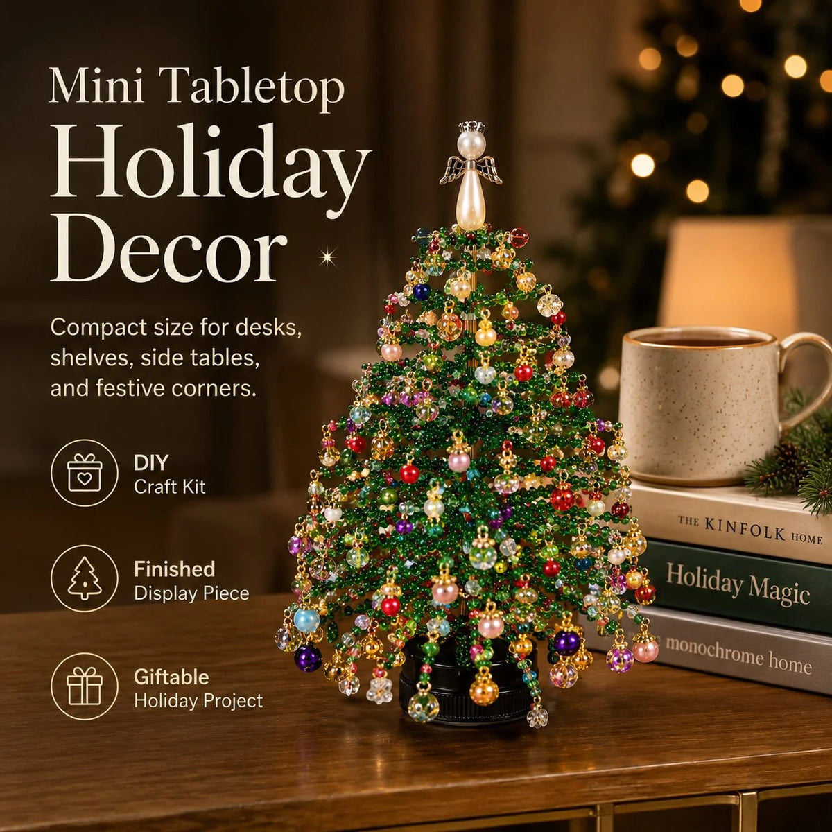 Hands-On DIY Beaded Tree Kit – Create Your Own Sparkling – Diy Beaded