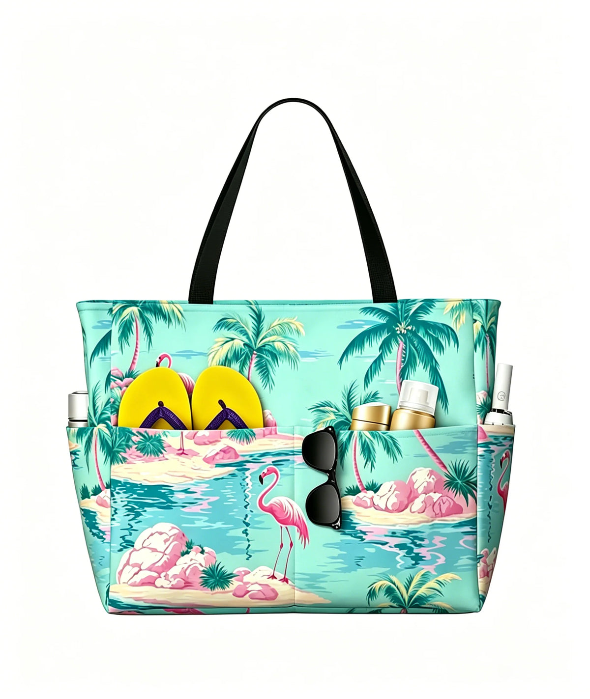 Space-Saving Dry & Wet Separated Beach Tote – Durable Spacious Travel