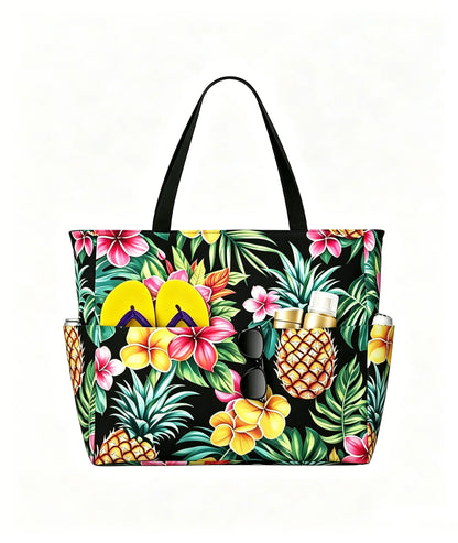 Space-Saving Dry & Wet Separated Beach Tote – Durable Spacious Travel