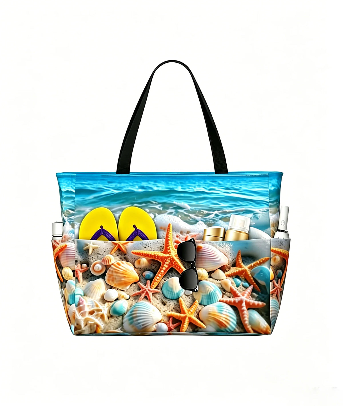 Space-Saving Dry & Wet Separated Beach Tote – Durable Spacious Travel