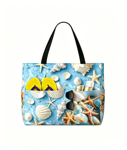 Space-Saving Dry & Wet Separated Beach Tote – Durable Spacious Travel