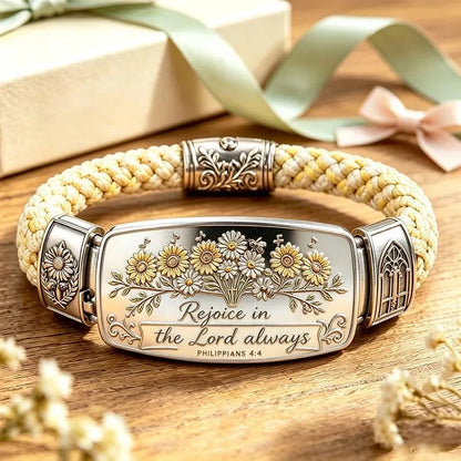 Distinctive Faith Over Fear Bracelet – Christian Cross