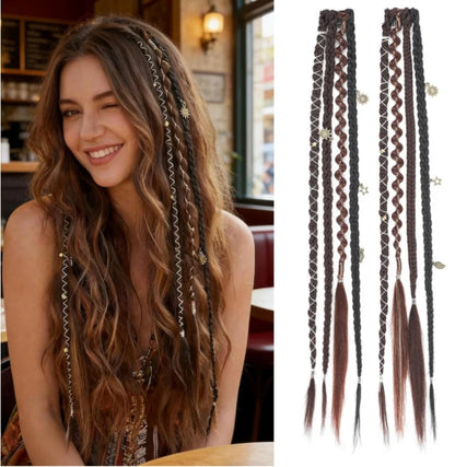Purpose-Built Festival Boho Braided Hair Extensions – 3 Ways to Style