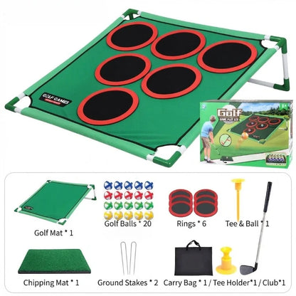Hands-On Golf Pong Game Set – 20 Balls, Mat & Case
