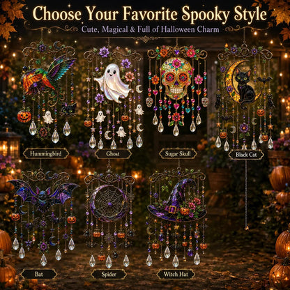 Outdoor Crystal Wind Chime – Colorful Acrylic Hanging Garden
