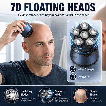 Purpose-Built Head Shavers for Bald Men, IPX7 Waterproo – Head Shavers