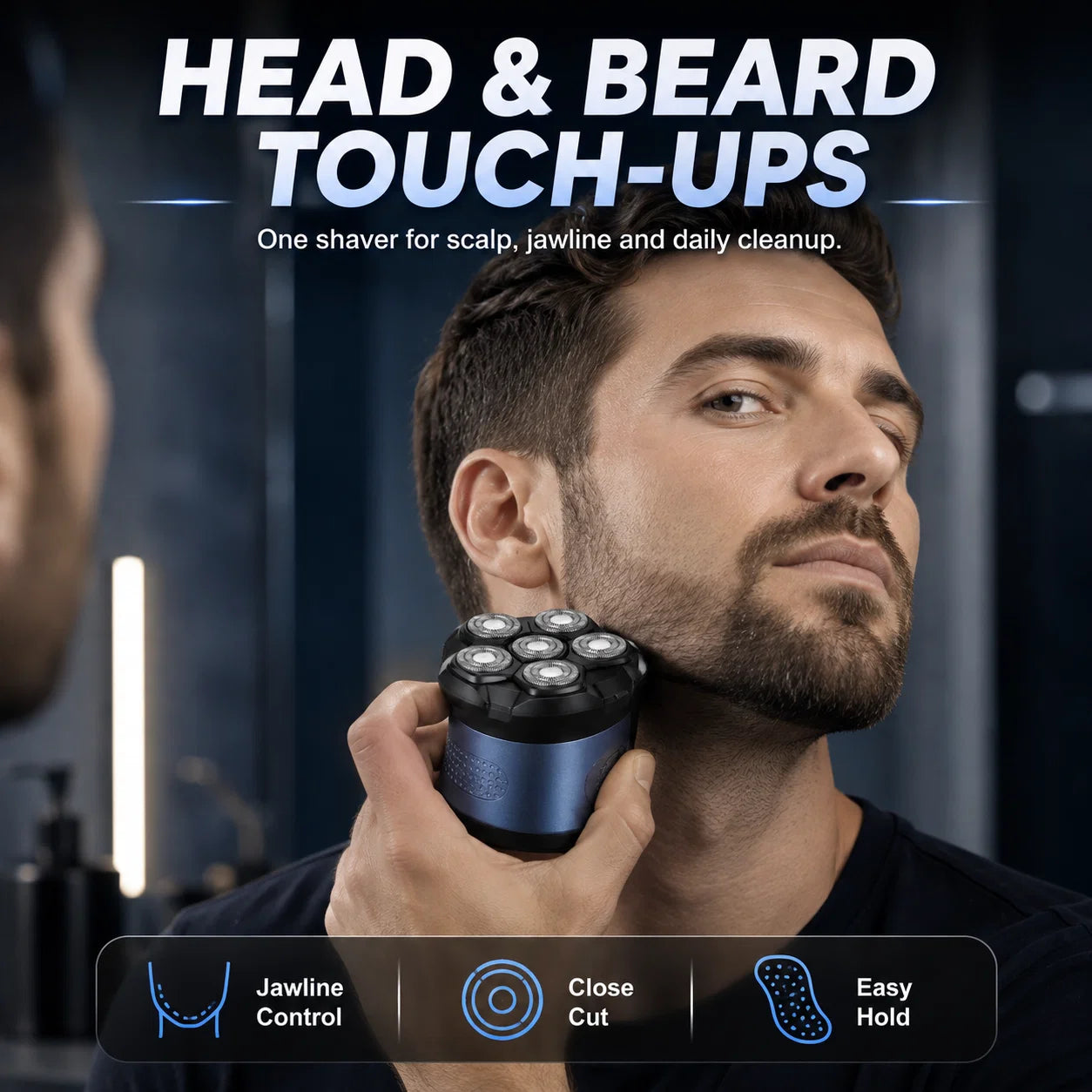 Purpose-Built Head Shavers for Bald Men, IPX7 Waterproo – Head Shavers