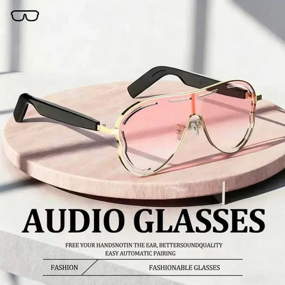 Open-Ear Bluetooth 5.4 Smart Glasses for Calls and Daily Audio