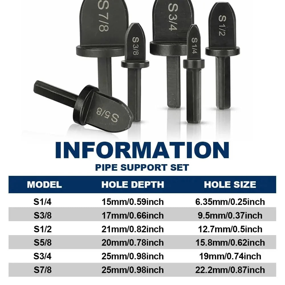 Vehicle-Ready HVAC Copper Pipe Swaging Tool Set – Drill Bit Expander