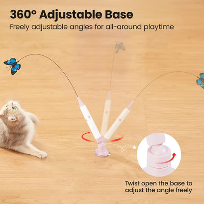 Hands-On Interactive Electric Butterfly Cat Toy – Keep Your Kitten