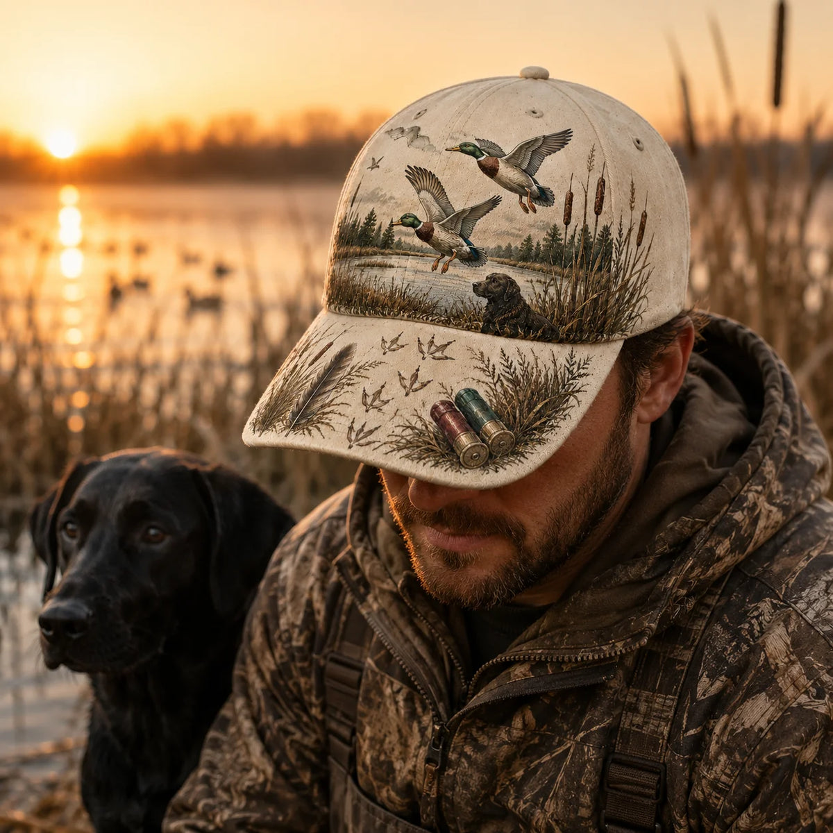 Distinctive DUCK HUNTING WILD & READY HAT for Everyday Wear