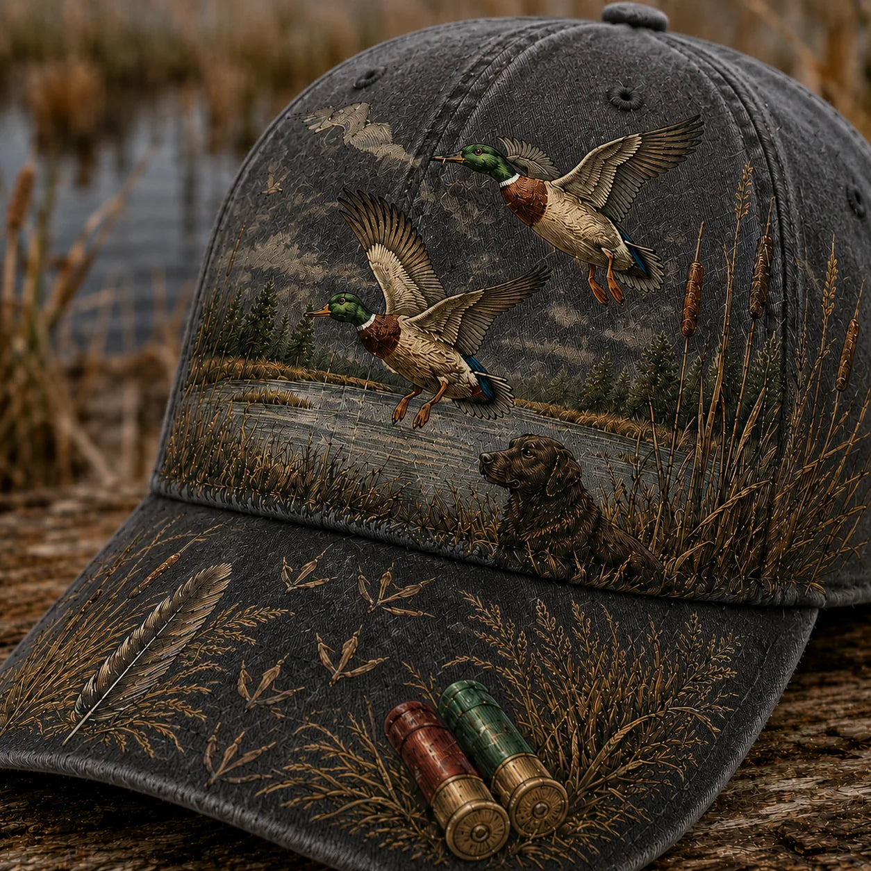 Distinctive DUCK HUNTING WILD & READY HAT for Everyday Wear