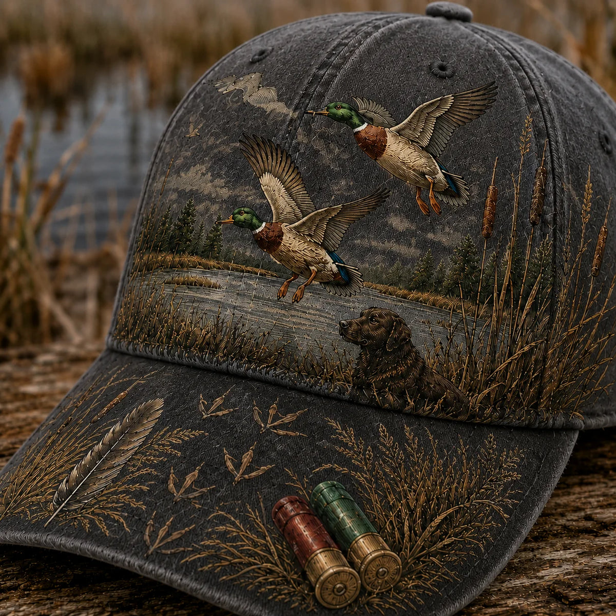Distinctive DUCK HUNTING WILD & READY HAT for Everyday Wear