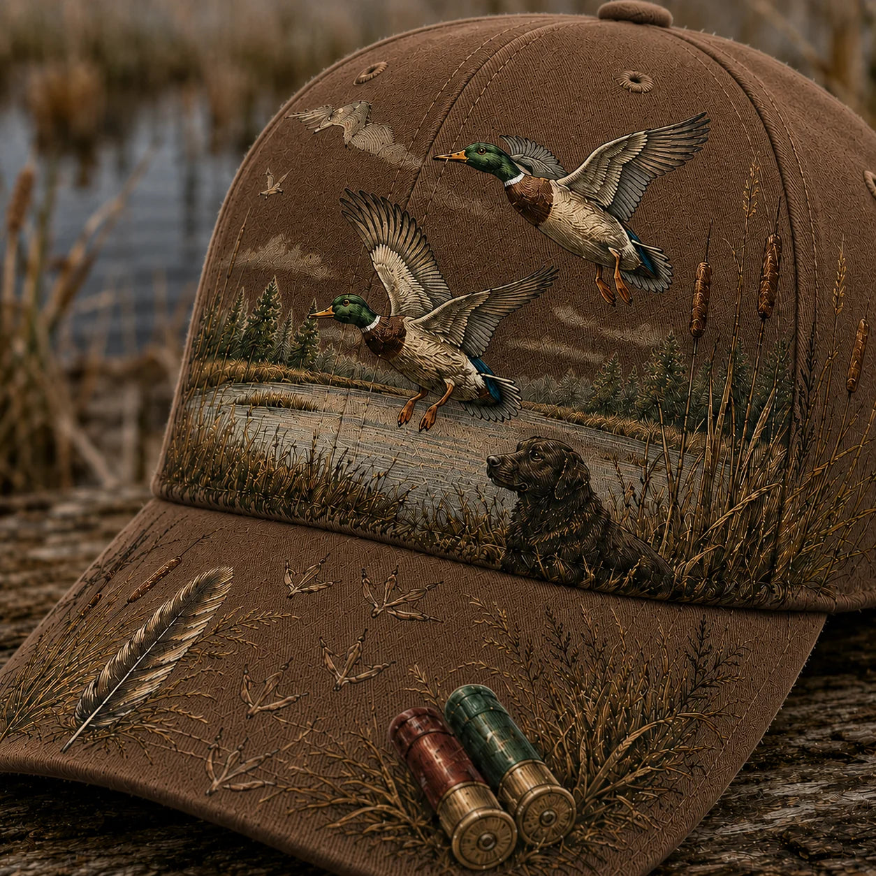 Distinctive DUCK HUNTING WILD & READY HAT for Everyday Wear