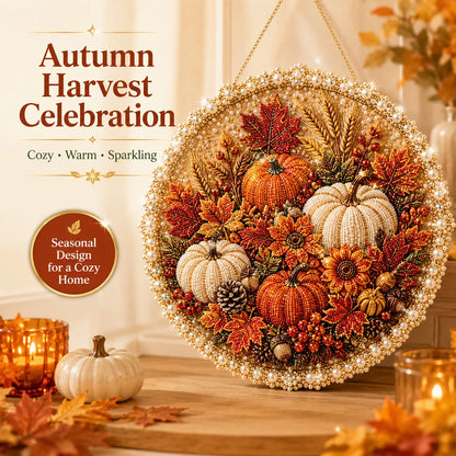 Four-Season Pearl Wreath Craft Set for Hanging Displays