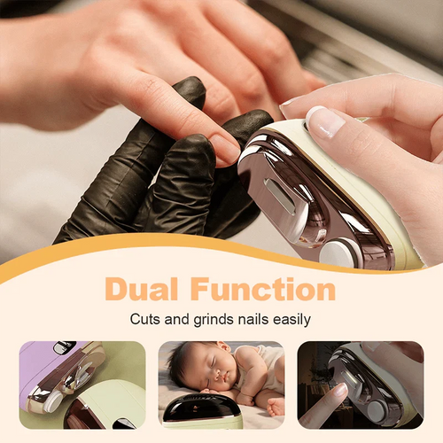 Purpose-Built 2-in-1 Smart Electric Nail Clipper & – 50 Off