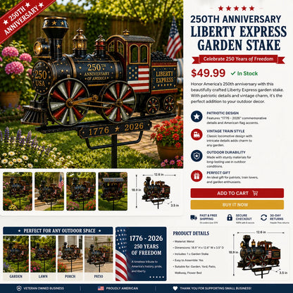 Purpose-Built Selling Fast 250th Anniversary Liberty Express Train