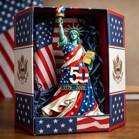 Purpose-Built Handmade USA 250th Anniversary Statue of Liberty